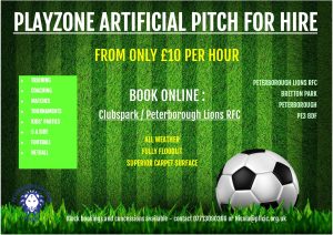 Artificial pitch hire Peterborough